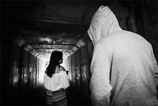 Man chasing a Woman